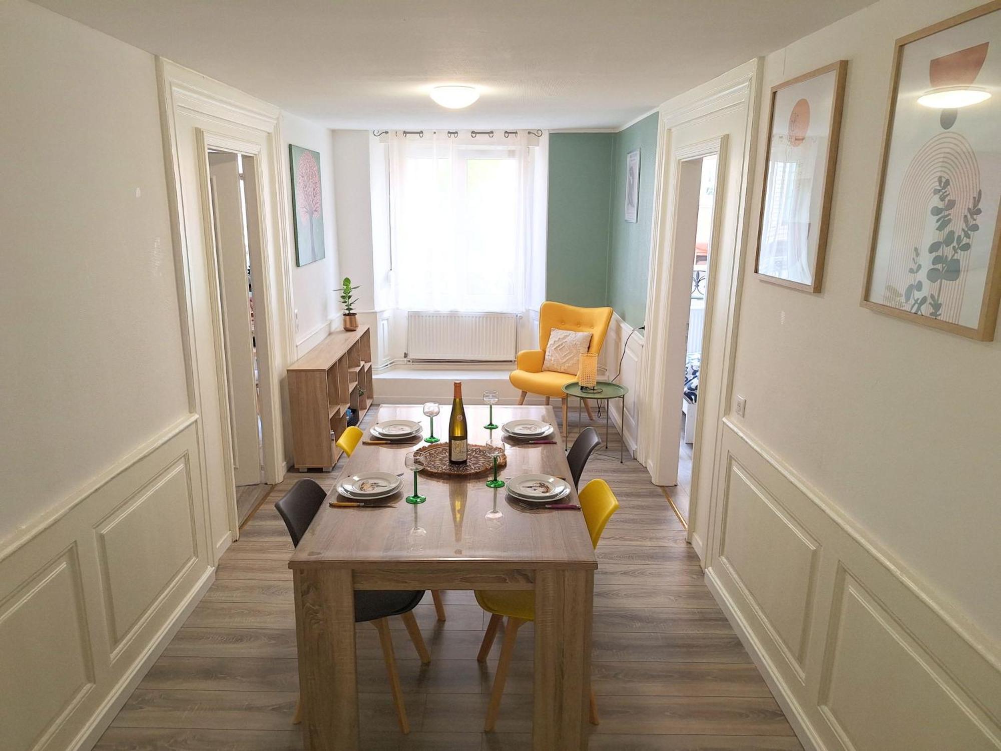 Charmant Et Spacieux Appartement Au Centre Ville - La Boheme Мюлуз Екстер'єр фото